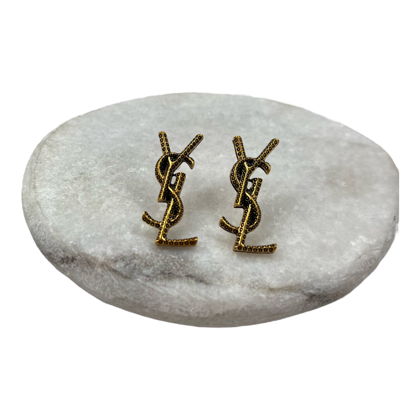 Yves gold earrings