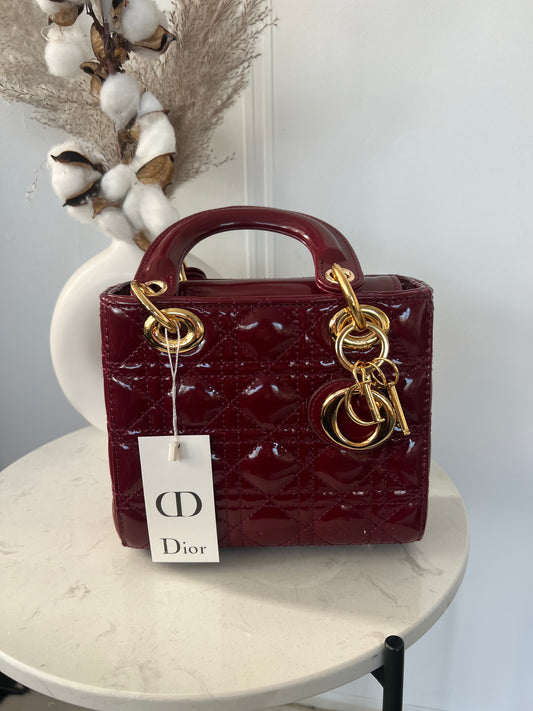 Burgundy Dee bag